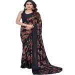 Women's Floral Printed Saree