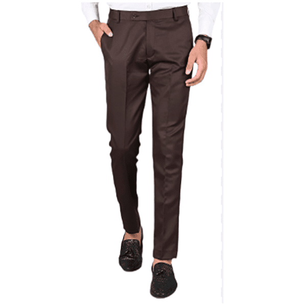 Men's Fancy Relaxed Slim Fit Easy Wash Trousers