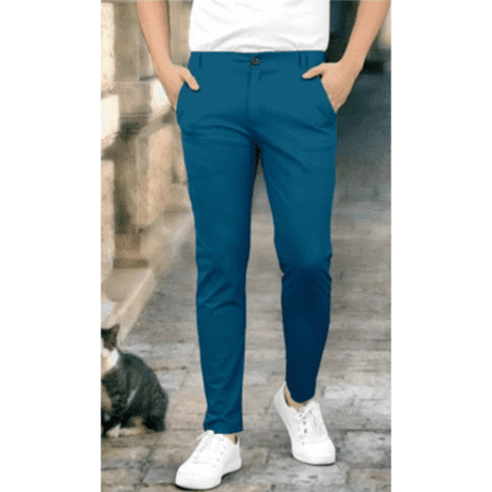 Men's Attractive Relaxed Slim Fit Easy Wash Trousers