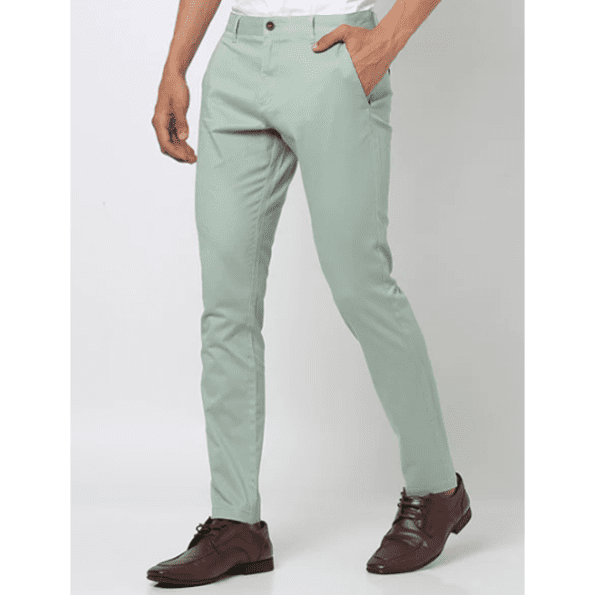 Men's Cool Relaxed Slim Fit Easy Wash Trousers