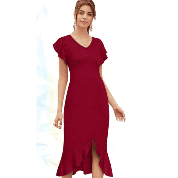 Women's Adorable Design With Soft Fabric Bodycon Dresses