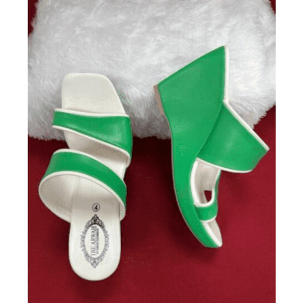 Women's Green Wedges Sandal