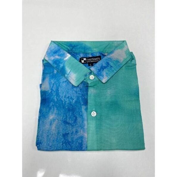 Men's Aquatic Splash Green Shirt