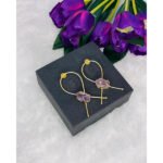 Amethyst Light Weight Trendy Earring