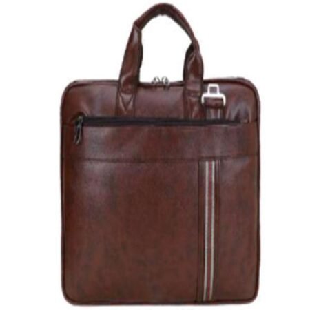 Laptop Bag Faux Leather, Brown