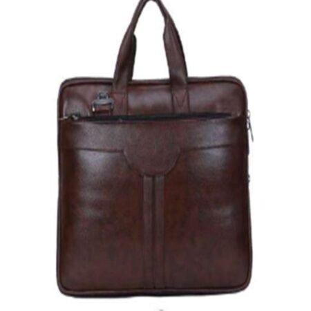 Laptop Bag Faux Leather, Brown