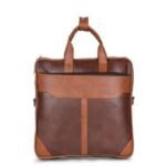 Laptop Bag Faux Leather, Brown