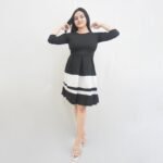 Women's Fancy Full Sleeve Mini Dress