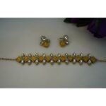 Artificial Kundan Gold-Plated Necklace Set