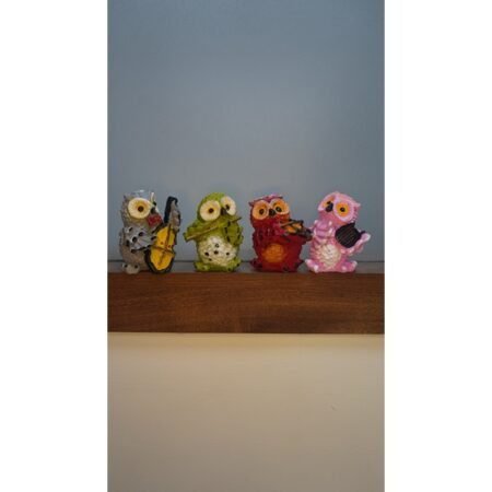 Multicolor Musical Owl Family Set