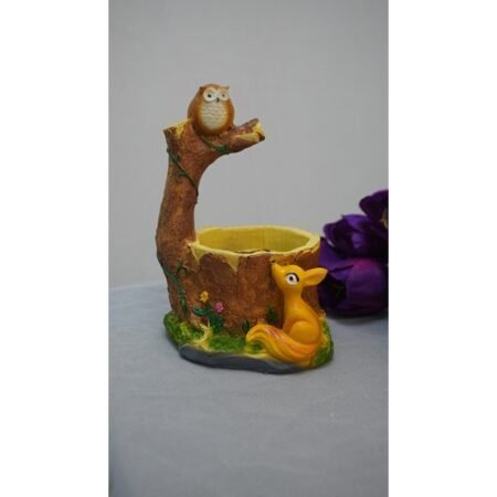 Squirrel Pot For Desk Decor & Garden Decor