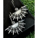 Fashionable Self-Design Studded Long Earrings