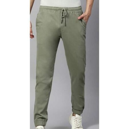 Men's Plain Joggers With Flap Pocket