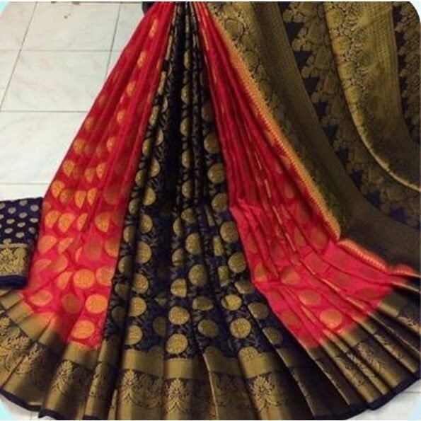 Women Graceful Printed Silk Sarees