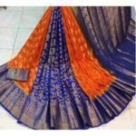 Women Attractive Solid Printed Silk Sarees