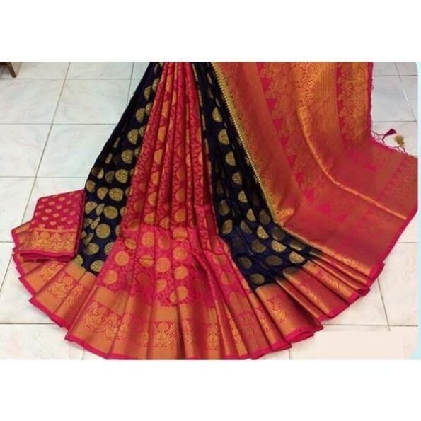 Women Graceful Printed Silk Sarees