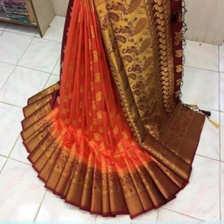 Women Graceful Printed Silk Sarees