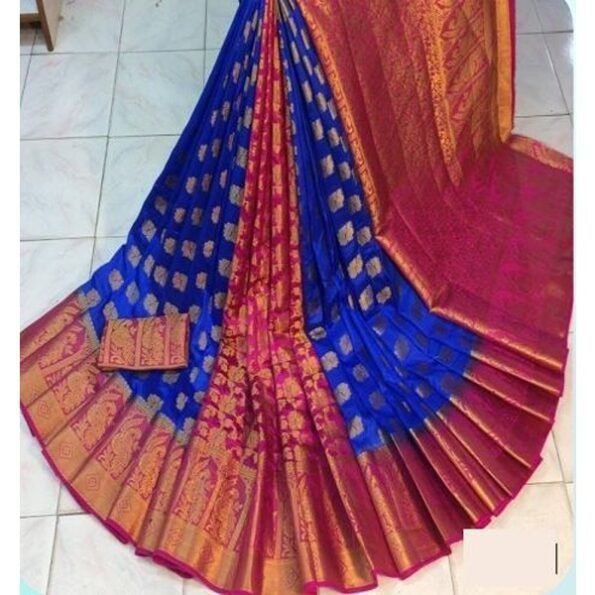 Women Graceful Printed Silk Sarees