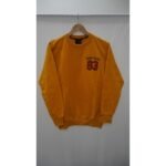 Men's Casual Mustard Color Full Sleeve Sweatshirt