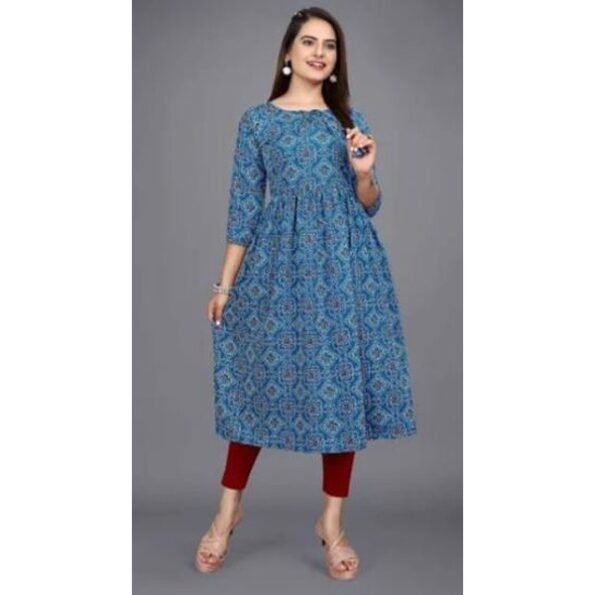 Women's Graceful Printed Western Kurtis