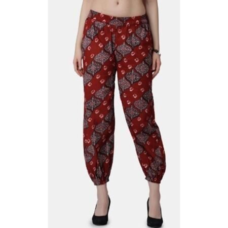 Women's Comfortable Printed Daily Wear Joggers