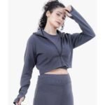 Women's New Fashionable Workout Front Zipper Jackets