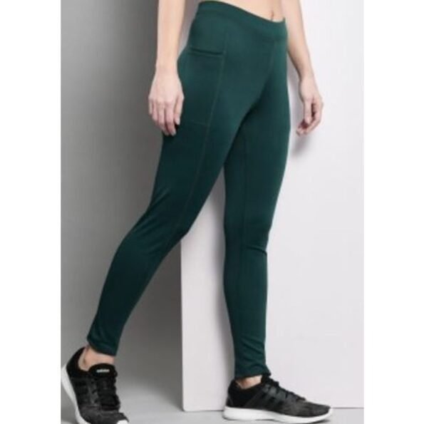 Women's Reflective Solid Color Seamless Leggings