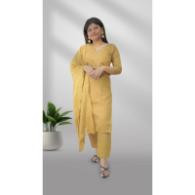 Women Light-Weight Cotton Kurtis Set