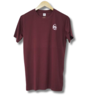 Men's Casual Daily Wear Maroon Color T-Shirt