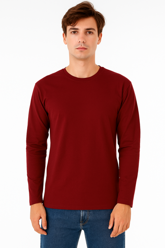 Cotton Full-Sleeve Men's T-Shirts