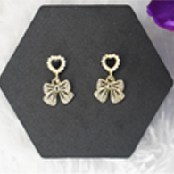 Gold-Plated Fashionable Western Earrings