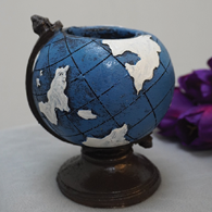 Desk Globe Planter & Pen Holder