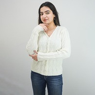 Women Casual Soft Woolen Cardigan