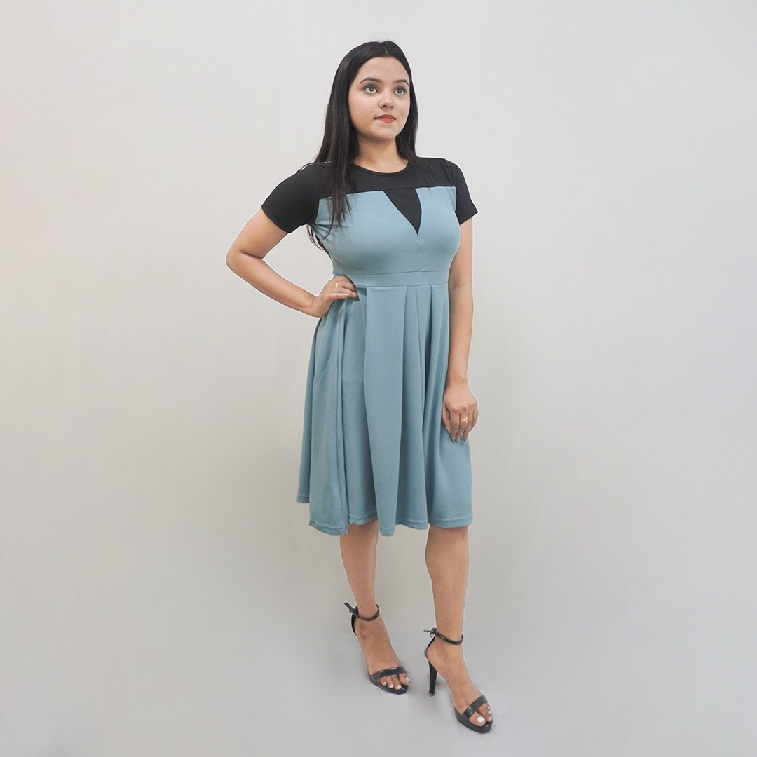 Women's Bodycon Light Color Dress