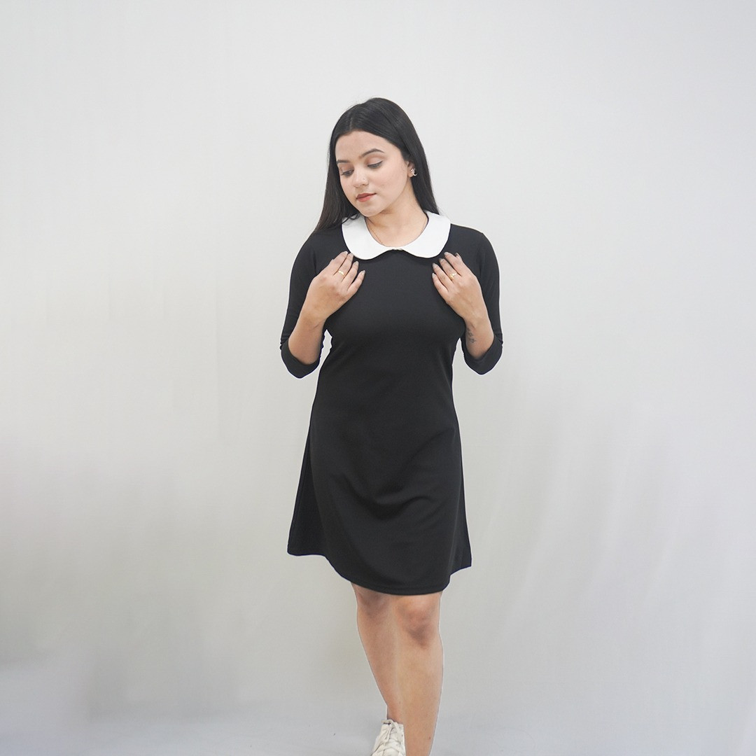 Modern Long Black Dress