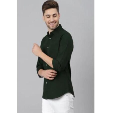 Men's Slim Fit Solid Formal Shirts