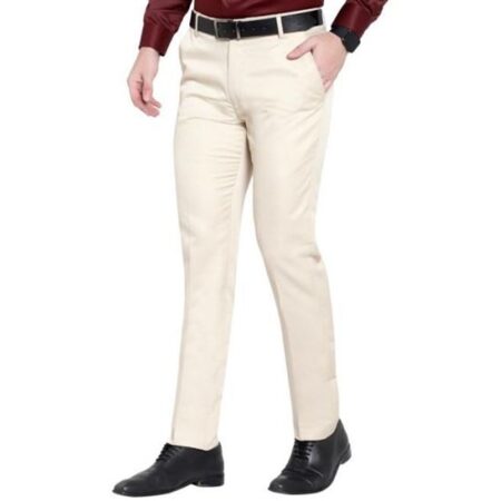 Men's Attractive Slim Fit Cotton Trousers