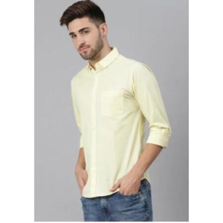 Men's Slim Fit Solid Formal Shirts