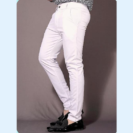 Men's Classy Slim Fit Cotton Trousers