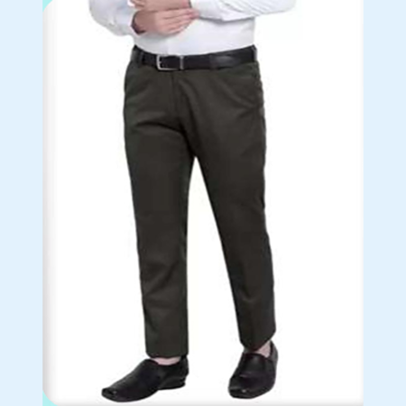 Men's Classy Slim Fit Cotton Trousers