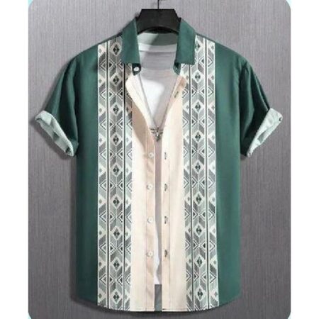 Men's Attractive Cotton Casual Vouge Half Sleeve Shirts