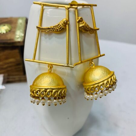 Pigeon Gold Plated Jhumki Earring