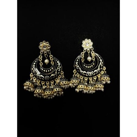 Gold Plated Designer Dangler Earrings