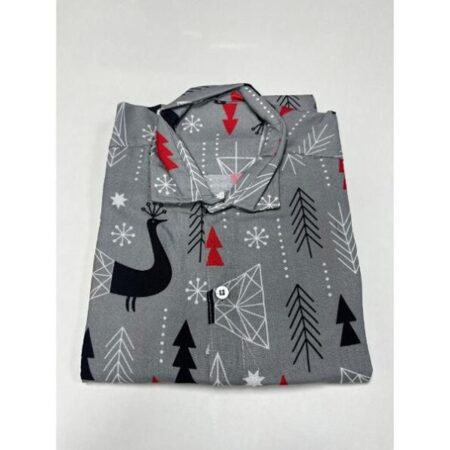 Men's Casual Party Wear Peacock Design Shirt